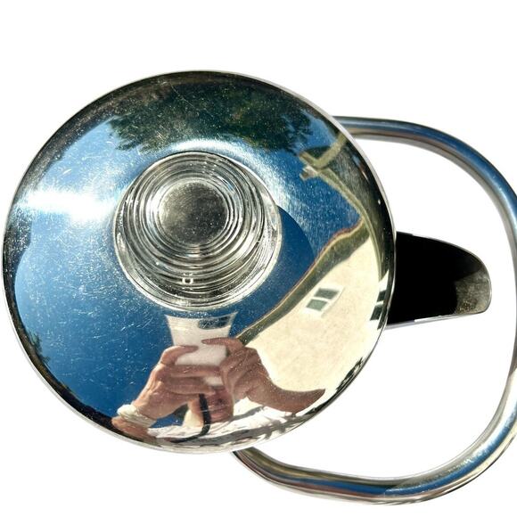 Vintage 1801 Revere Ware 14-Cup Stovetop Percolator Copper Clad Bottom - Picture 3 of 6